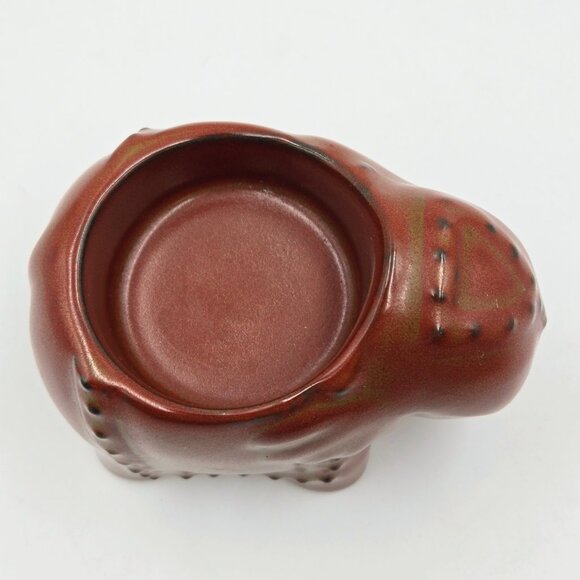 PartyLite Elephant Tealight Candle Holders Brown Boho Home Décor Ceramic Read - Picture 14 of 15
